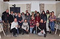 учасники першого живописного симпозіуму Славсько 2016