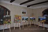 Славсько виставка живопису готель Зербань