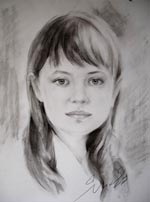 Портрет дівчинки художник Ярослав Ціко