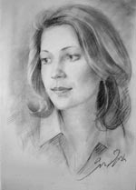 жіночий портрет художник Ярослав Ціко